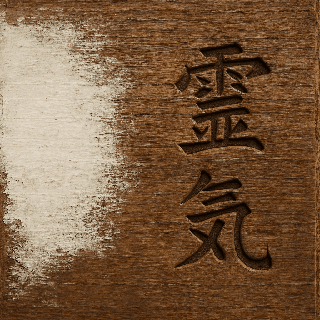 witewashing reiki kanji