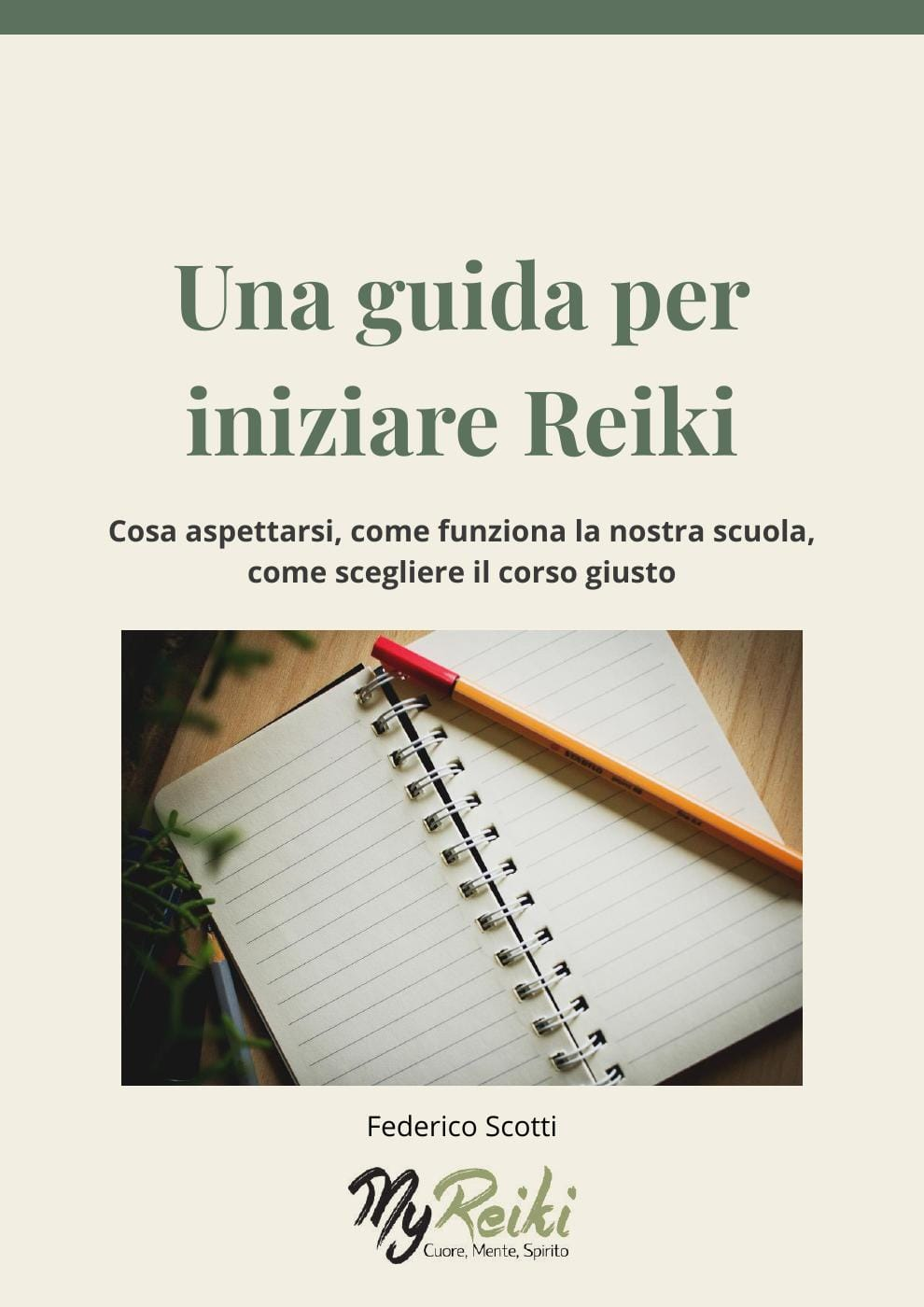 Copertina della guida per iniziare Reiki