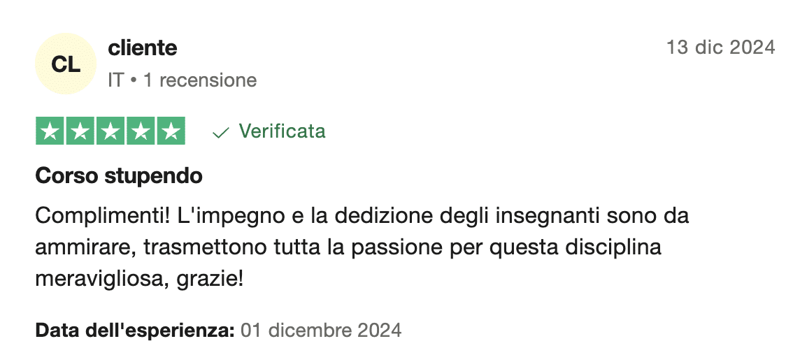 Recensione Cliente